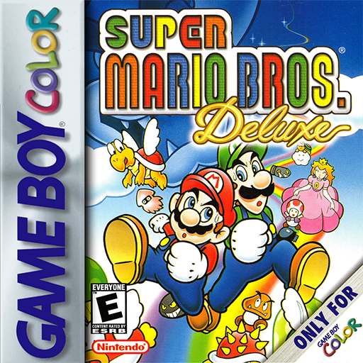 Super Mario Bros. Deluxe (GBC) Box Art & Cover