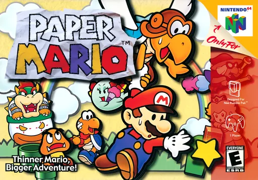 Paper Mario (N64) Box Art & Cover