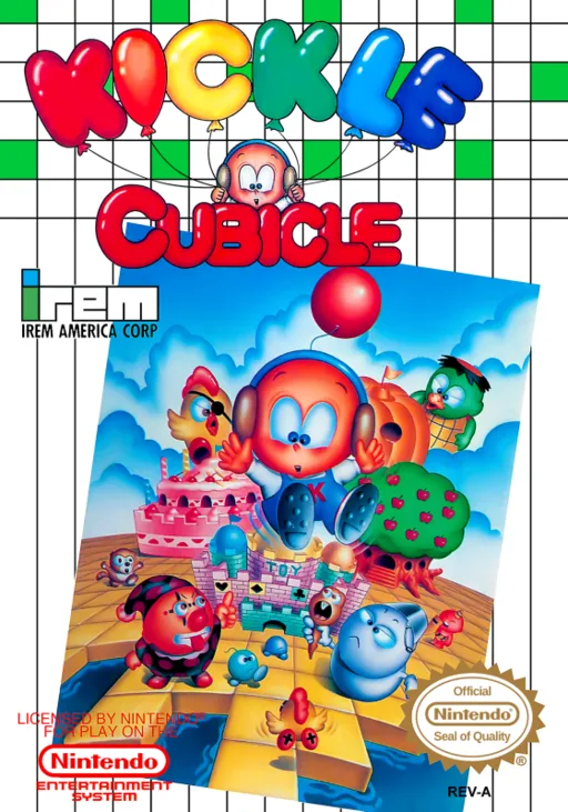 Kickle Cubicle (NES) Box Art & Cover