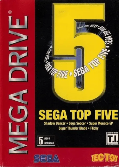 Sega Top Five (MD) Box Art & Cover