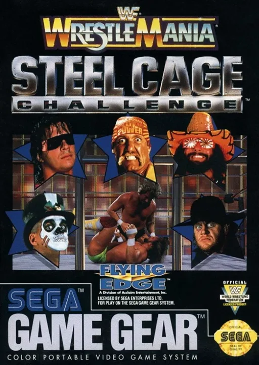 WWF Wrestlemania Steel Cage Challenge (GAME GEAR) Box Art & Cover