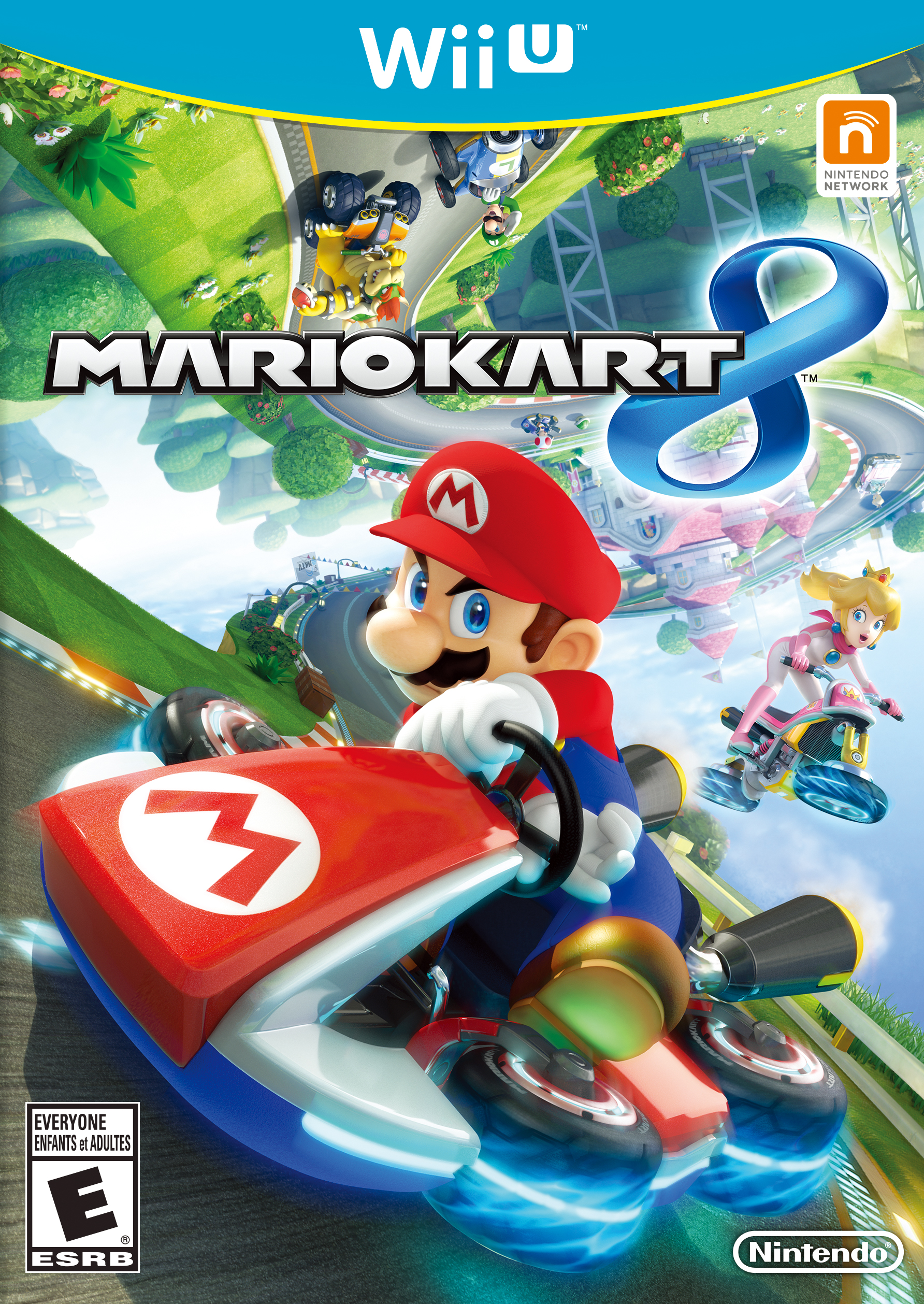Mario Kart 8 (WIIU) Box Art & Cover