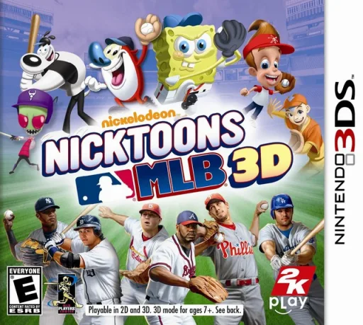 Nicktoons MLB 3D (3DS) Box Art & Cover