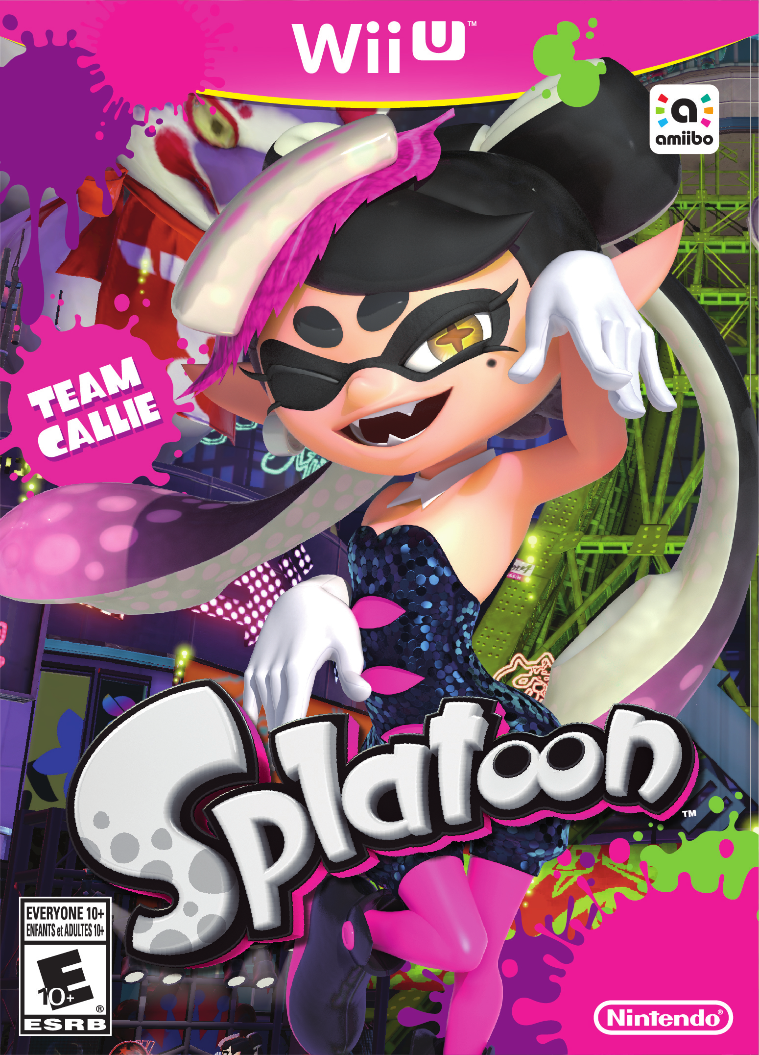 Splatoon (WIIU) Box Art & Cover