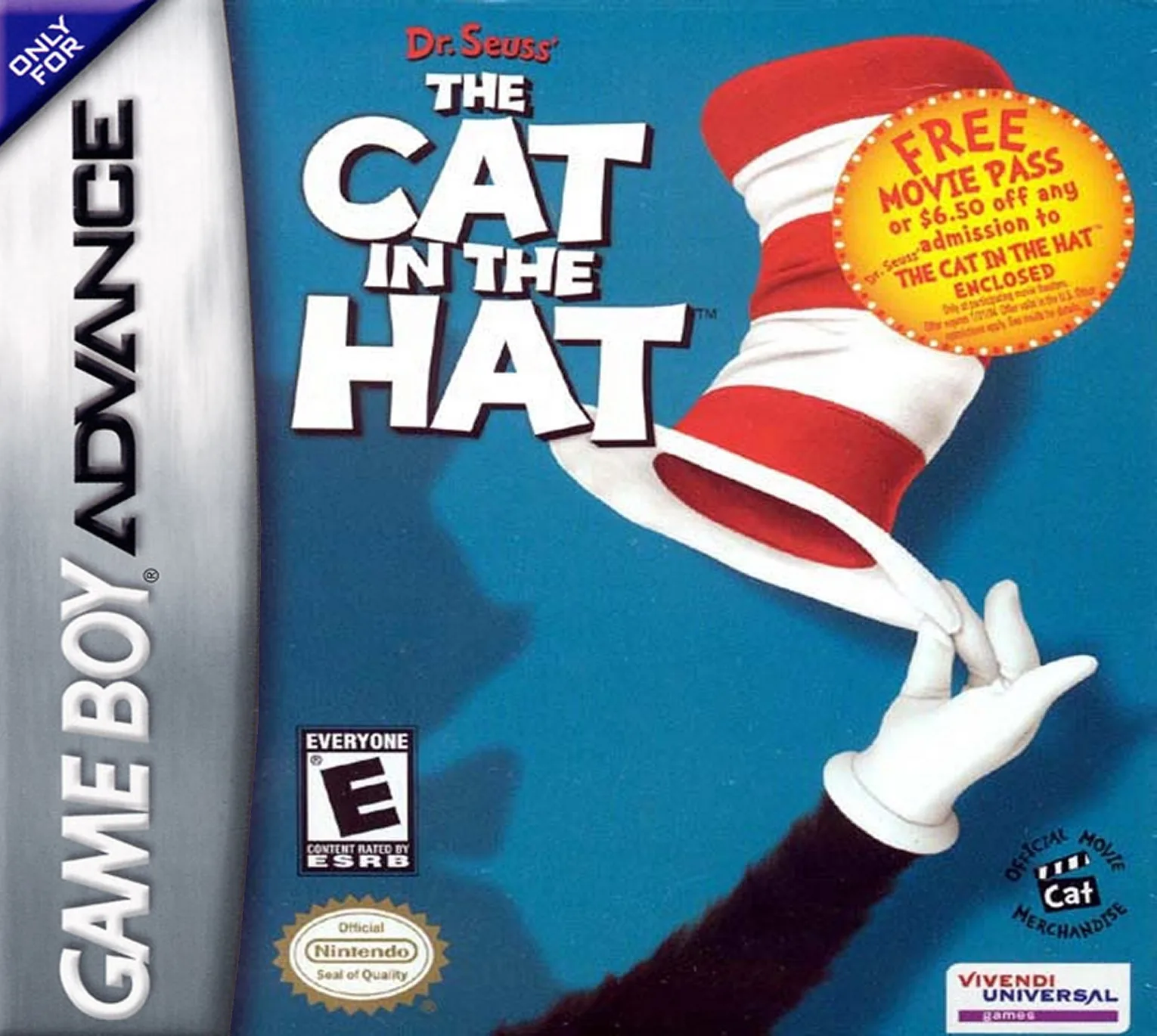 The Cat in the Hat - Dr. Seuss (GBA) Box Art & Cover
