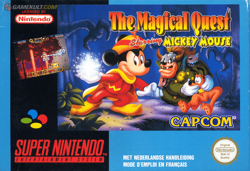 Magical Quest Starring Mickey Mouse, The (SNES) Box Art & Cover