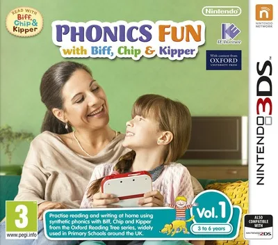 Kipper no Eigo Kyoushitsu - Floppys Phonics Vol. 1 - Kipper-Hen (3DS) Box Art & Cover