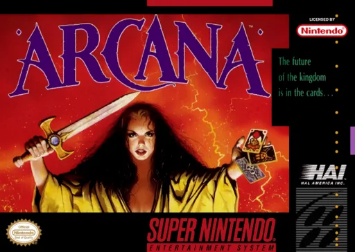 Arcana (SNES) Box Art & Cover