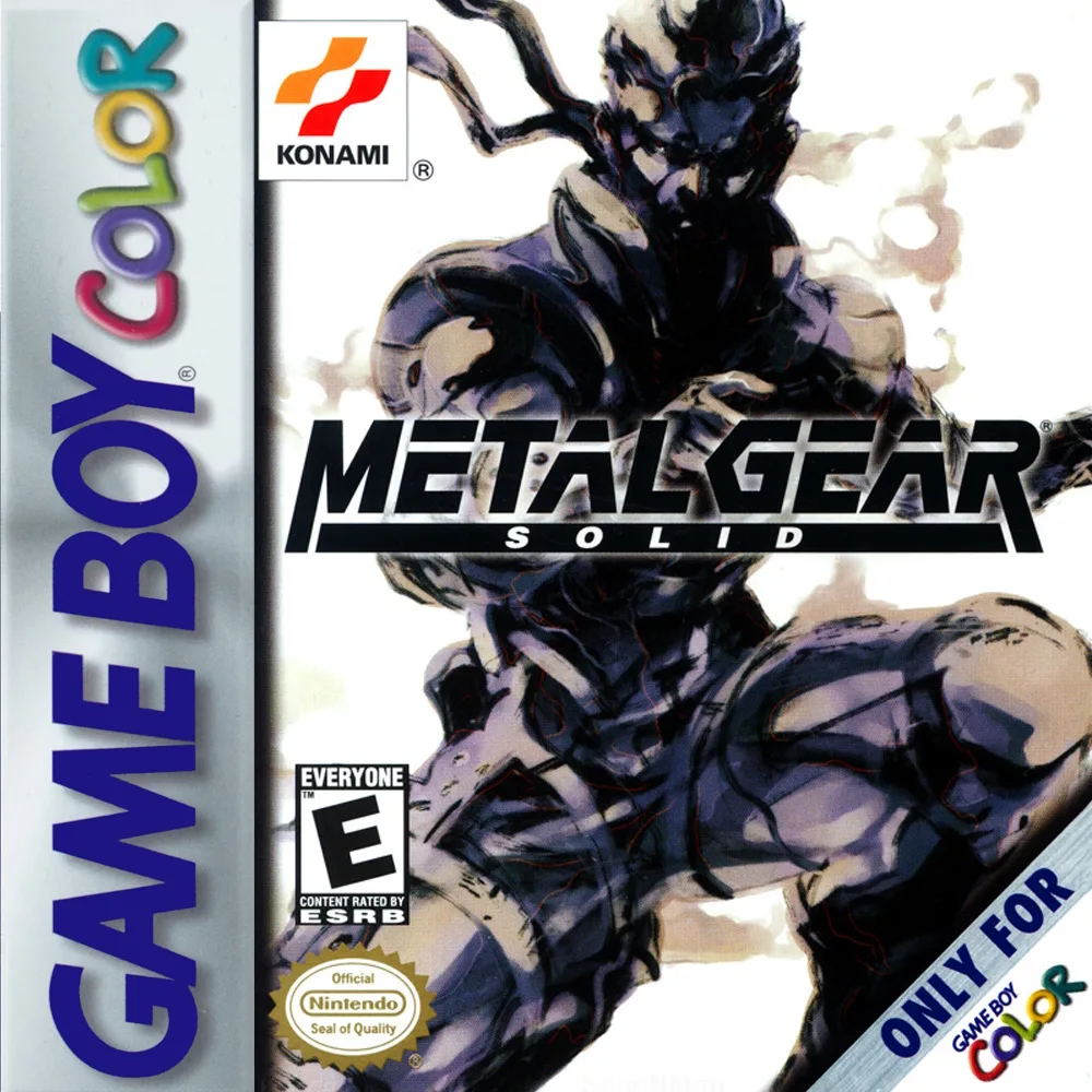 Metal Gear Solid 2: Sons of Liberty (GBC) Box Art & Cover