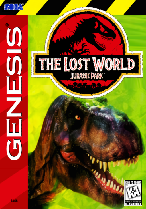 Lost World, The: Jurassic Park (MD) Box Art & Cover