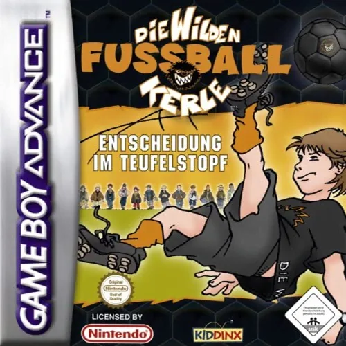 Die Wilden Fussball Kerle - Entscheidung im Teufelstopf (GBA) Box Art & Cover