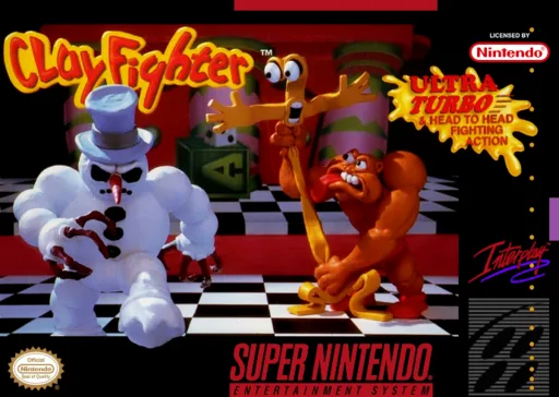 Clay Fighter (SNES) Box Art & Cover