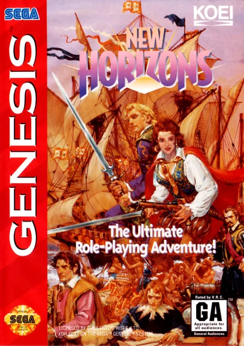 New Horizons (MD) Box Art & Cover