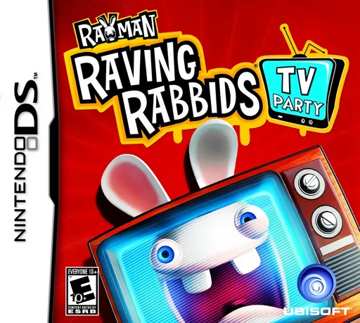 Rayman - Raving Rabbids - TV Party (DS) Box Art & Cover