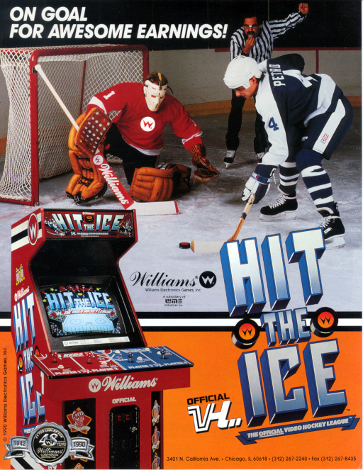 Hit the Ice (US) (ARCADE) Box Art & Cover