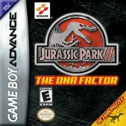 Jurassic Park III - The DNA Factor (GBA) Box Art & Cover