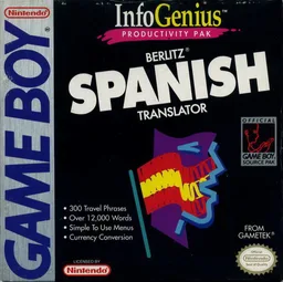 InfoGenius Productivity Pak - Berlitz Spanish Translator (GB) Box Art & Cover