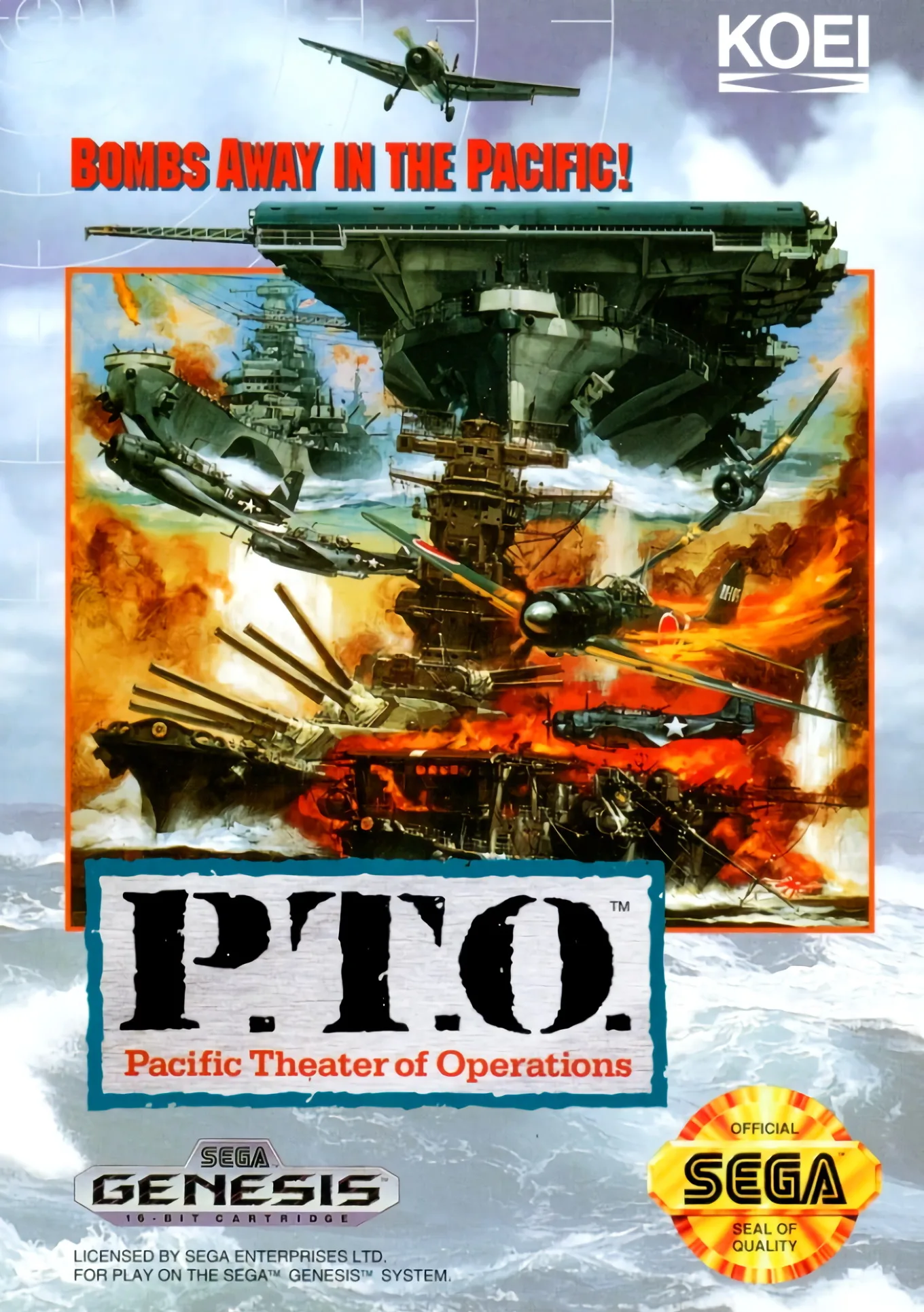 Pacific Conquest (MD) Box Art & Cover