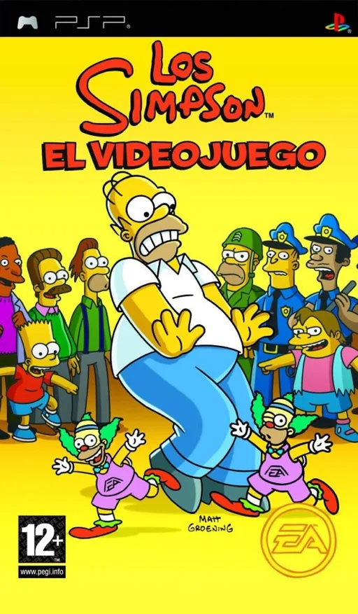 Simpsons, Los - El Videojuego (PSP) Box Art & Cover