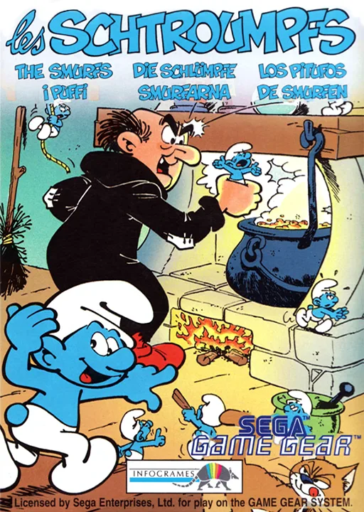 Smurfs, The (GAME GEAR) Box Art & Cover