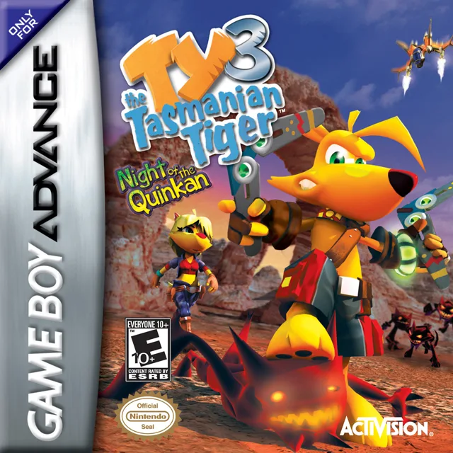 Ty the Tasmanian Tiger - Night of the Quinkan (GBA) Box Art & Cover