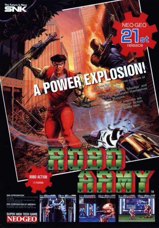 Robo Army (ARCADE) Box Art & Cover