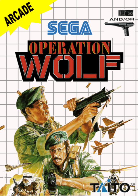 Operation Wolf (SMS) Box Art & Cover