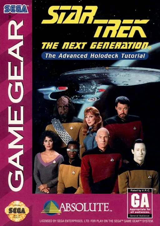 Star Trek - The Next Generation - The Advanced Holodeck Tutorial (GAME GEAR) Box Art & Cover