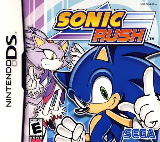 Sonic Rush (DS) Box Art & Cover