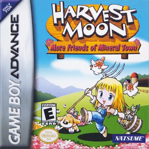 Harvest Moon - More Friends of Mineral Town (GBA) Box Art & Cover