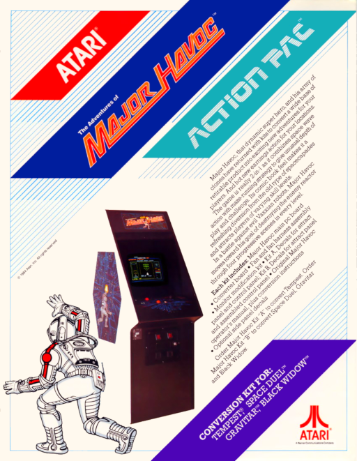 Major Havoc (rev 3) (ARCADE) Box Art & Cover