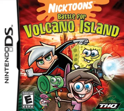 Nicktoons - Battle for Volcano Island (DS) Box Art & Cover