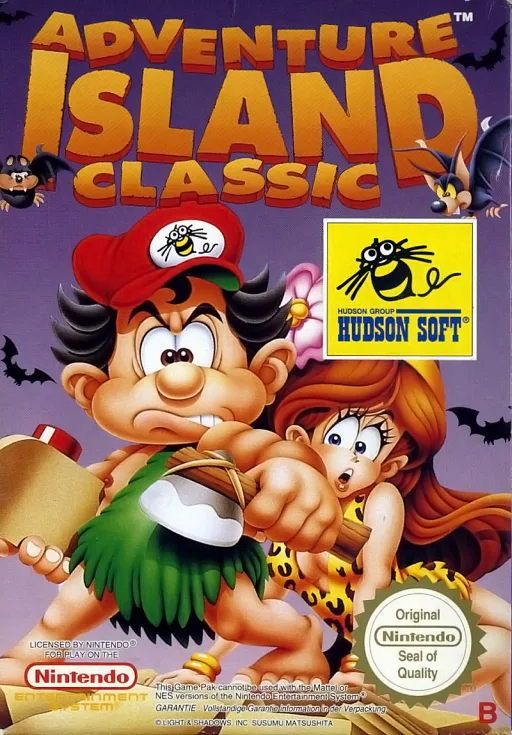 Adventure Island Classic (NES) Box Art & Cover