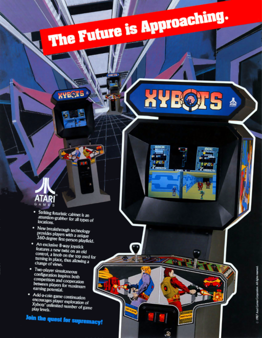 Xybots (rev 2) (ARCADE) Box Art & Cover