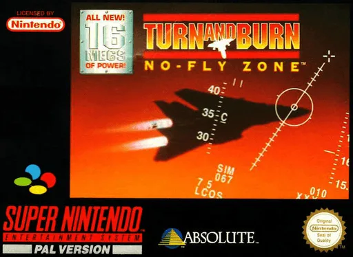 Turn and Burn - No-Fly Zone (SNES) Box Art & Cover