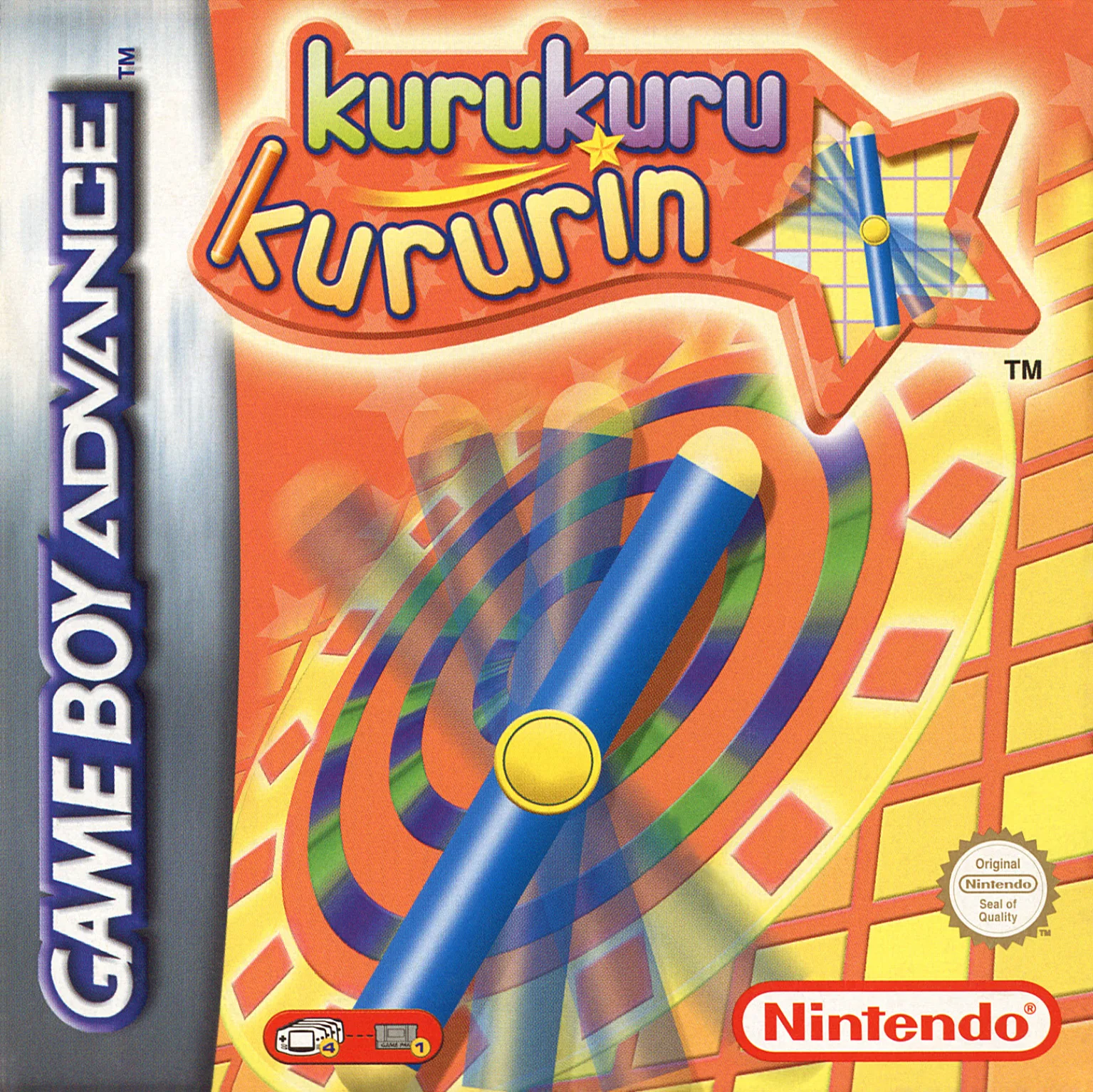 Kuru Kuru Kururin (GBA) Box Art & Cover