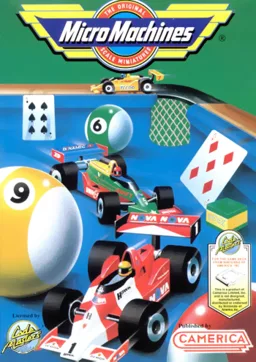 Micro Machines (NES) Box Art & Cover