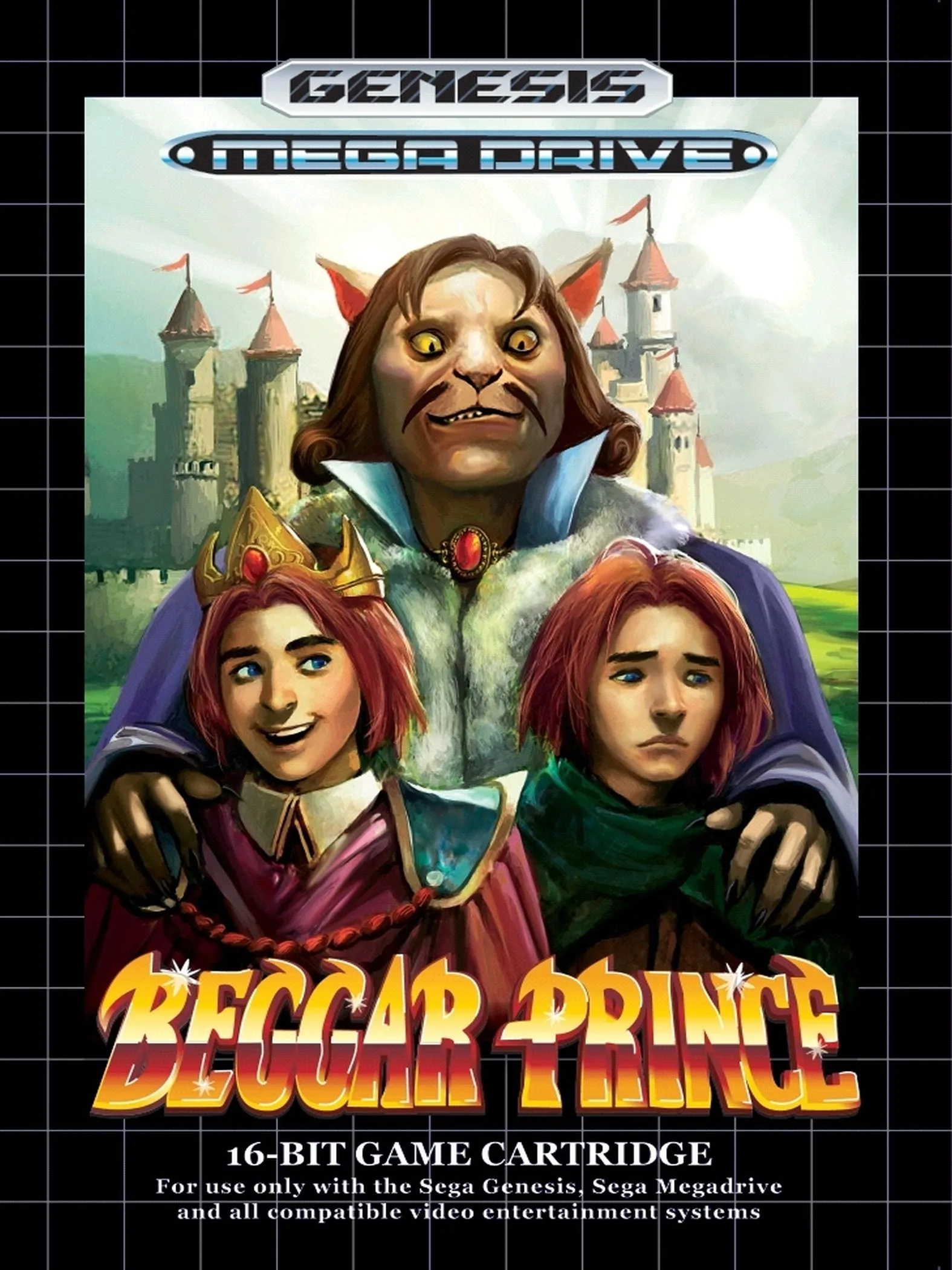 New Beggar Prince (MD) Box Art & Cover