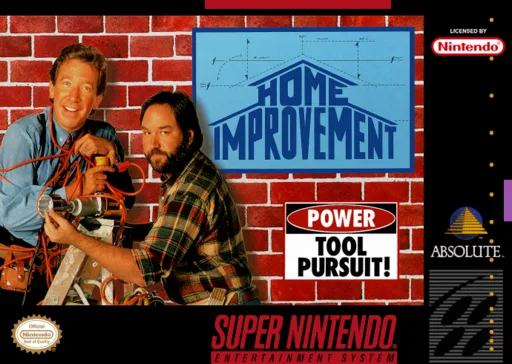 Home Improvement - Power Tool Pursuit! (SNES) Box Art & Cover