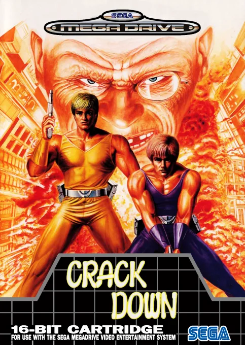 Crack Down (MD) Box Art & Cover