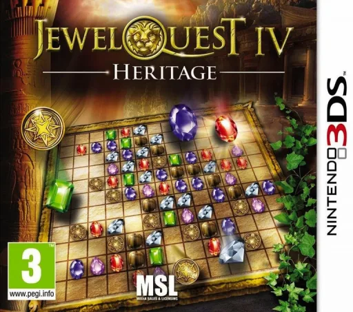 Jewel Quest IV - Heritage (3DS) Box Art & Cover