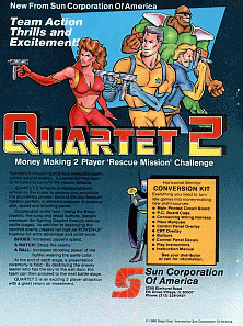 Quartet 2 (8751 317-0010) (ARCADE) Box Art & Cover