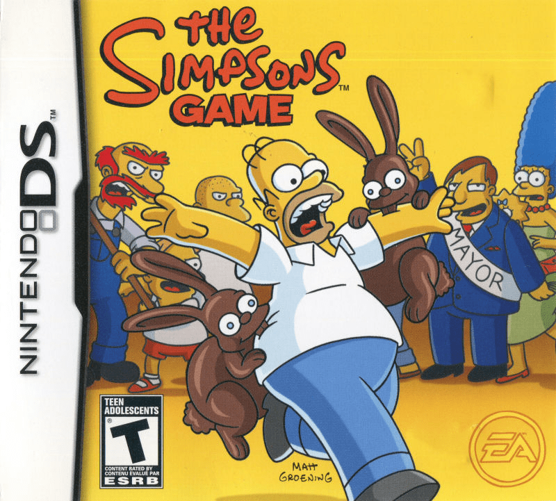 Simpsons Game, The (DS) Box Art & Cover