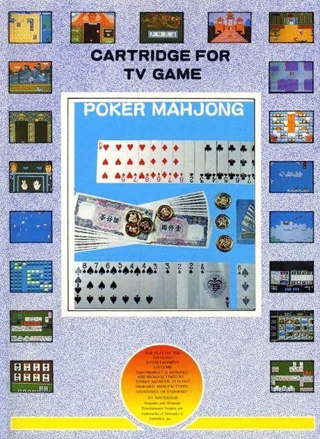 Poker Mahjongg (NES) Box Art & Cover