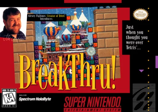 BreakThru! (SNES) Box Art & Cover