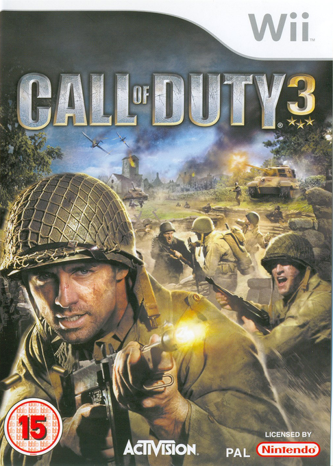 Call of Duty 3 (WII) Box Art & Cover