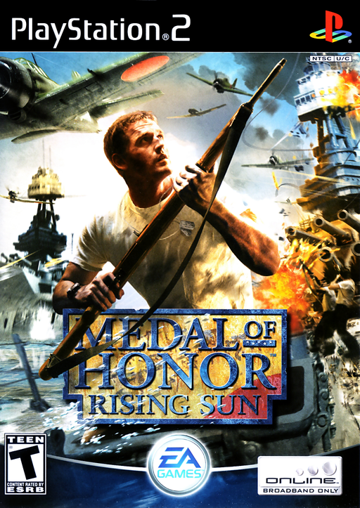 Medal of Honor: Rising Sun (PS2) Box Art & Cover