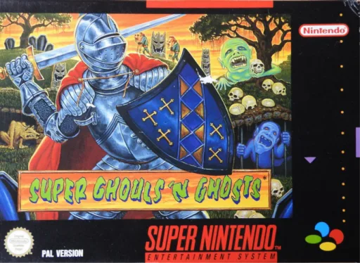 Super Ghouls 'N Ghosts (SNES) Box Art & Cover