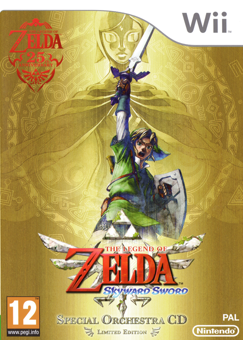 Legend of Zelda, The: Skyward Sword (WII) Box Art & Cover