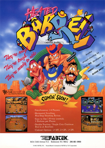 Heated Barrel (World version 3) (ARCADE) Box Art & Cover